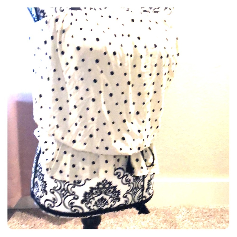 Polka dot swim top Eco Swim gently used C cup